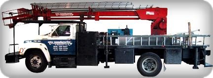 One of 6 Crane/Ladder Trucks